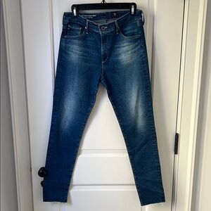 Women's Ag Adriano Goldschmied Farrah Skinny Ankle Jeans, high rise, size 28